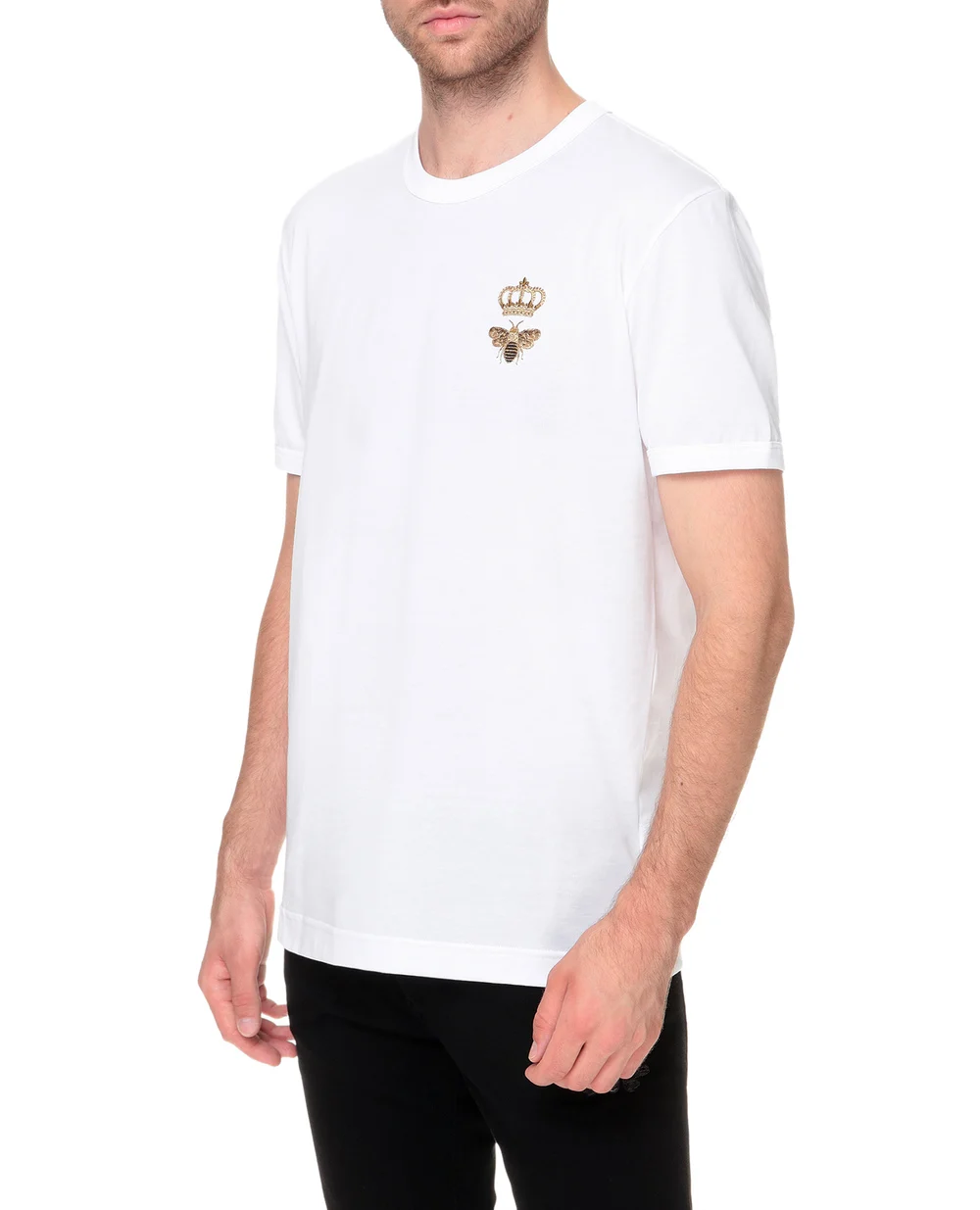 Футболка Dolce&Gabbana G8JX7Z-G7WUQ, белый цвет • Купить в интернет-магазине Kameron