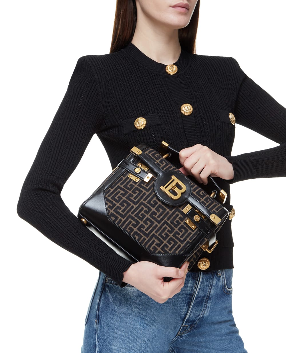 Сумка B-Buzz 23 Balmain XN1DB599TJGH, разноцветный цвет • Купить в интернет-магазине Kameron