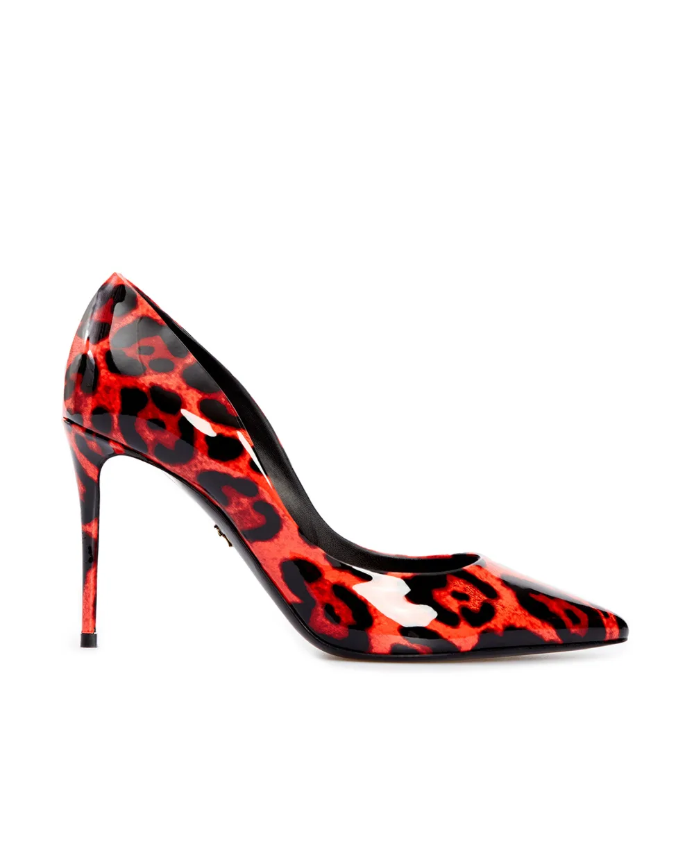 Кожаные лодочки Cardinale Dolce&Gabbana CD1657-AQ512, красный цвет • Купить в интернет-магазине Kameron