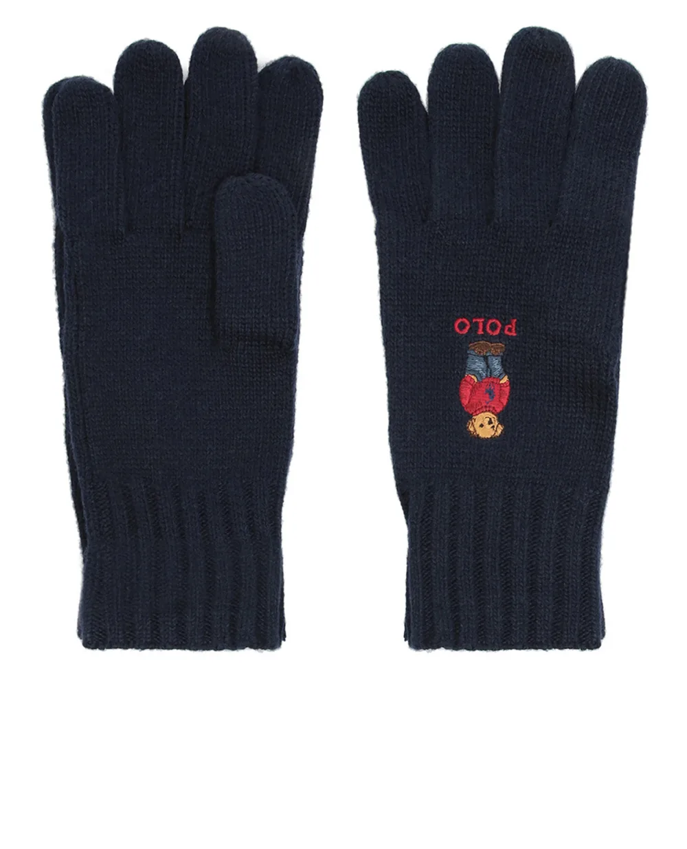 Перчатки Polo Ralph Lauren 778083001, синий цвет • Купить в интернет-магазине Kameron