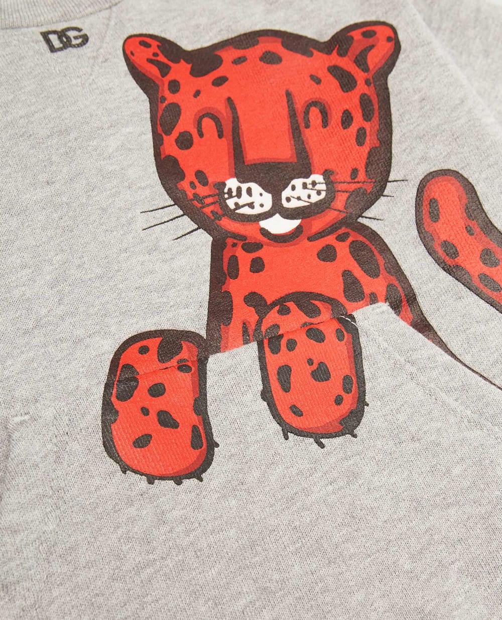 Свитшот Dolce&Gabbana Kids L1JWDL-G7B8J, серый цвет • Купить в интернет-магазине Kameron