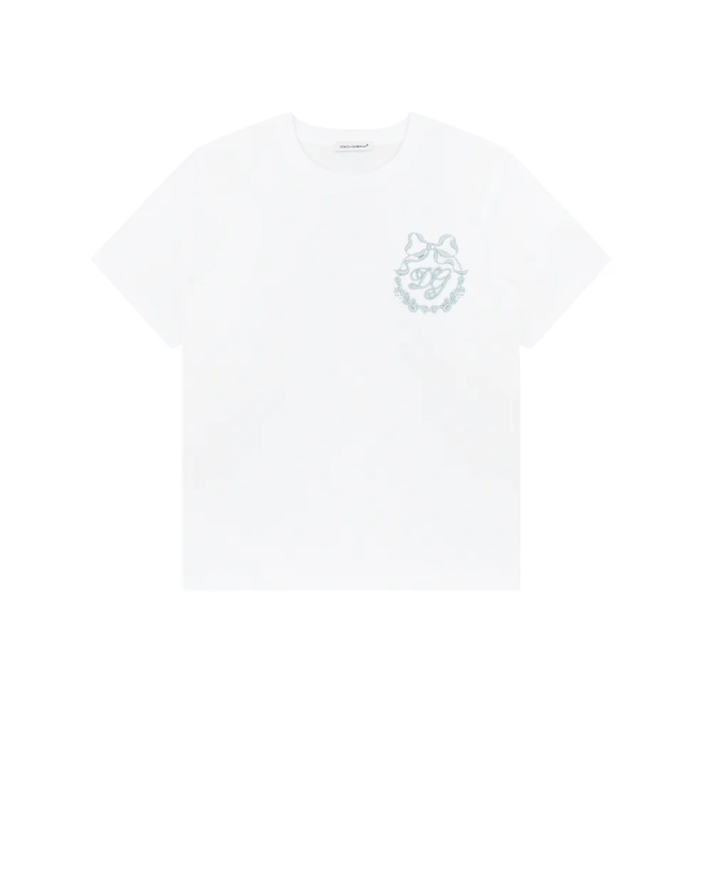 футболка Dolce&Gabbana Kids L5JT9H-G7XIY-B, белый цвет • Купить в интернет-магазине Kameron