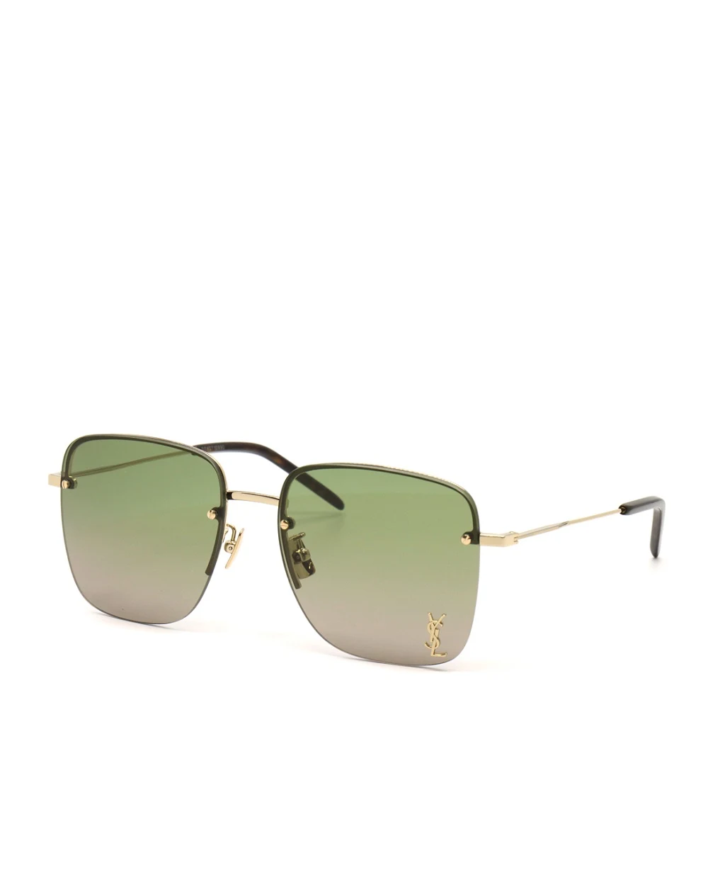 Солнцезащитные очки Saint Laurent SL 312 M-003, зеленый цвет • Купить в интернет-магазине Kameron