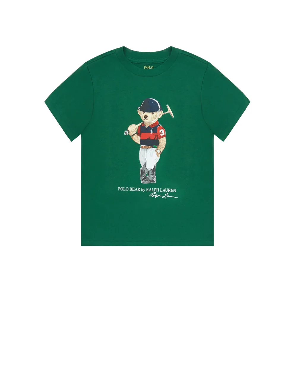 Футболка Polo Ralph Lauren Kids 322838244001, зеленый цвет • Купить в интернет-магазине Kameron