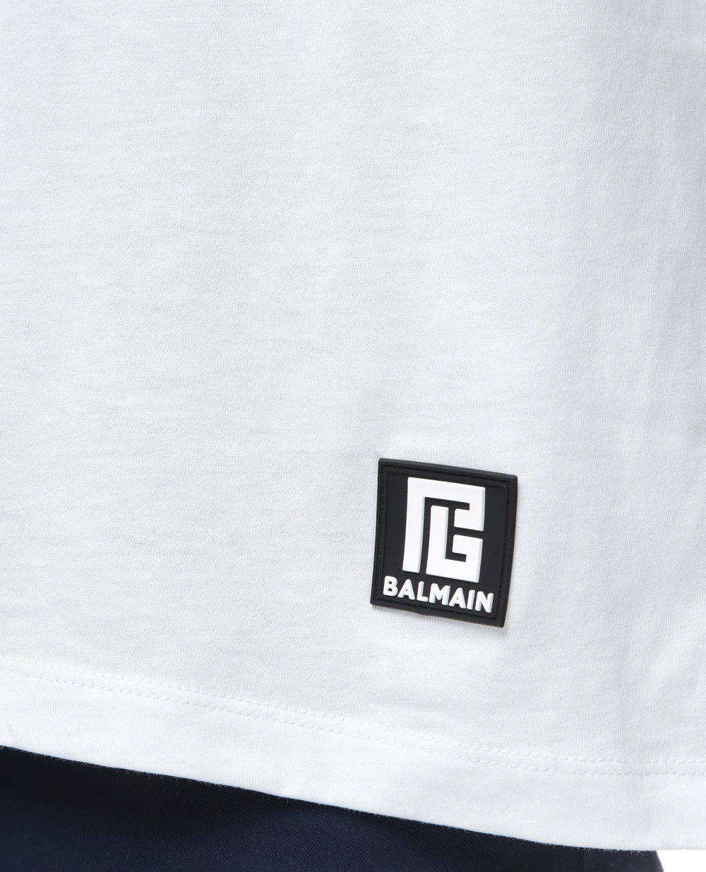 Футболка Balmain XH1EG010BB16, белый цвет • Купить в интернет-магазине Kameron