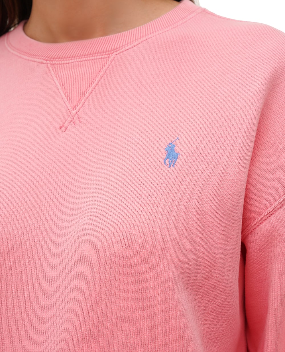 Свитшот Polo Ralph Lauren 211935582002, розовый цвет • Купить в интернет-магазине Kameron