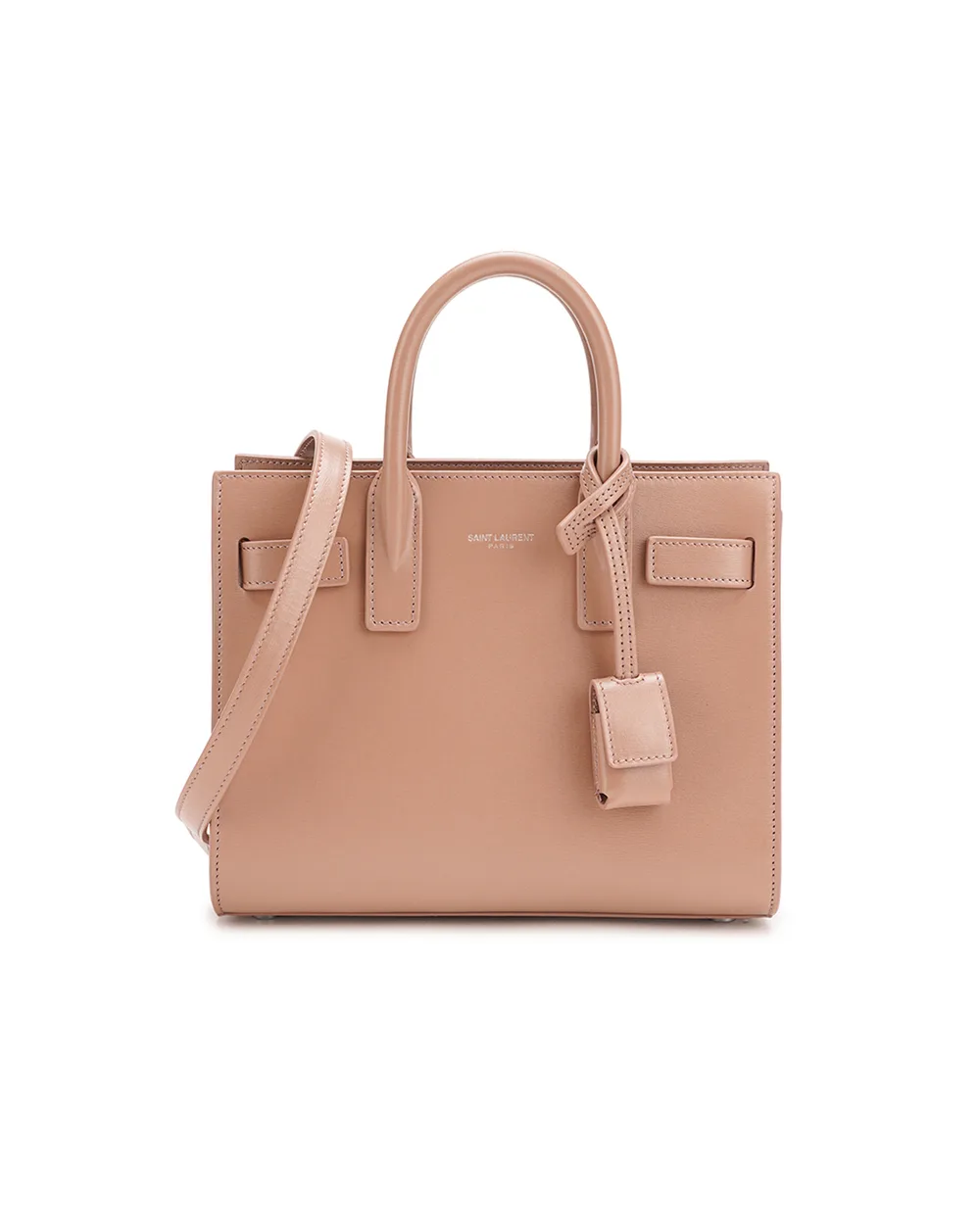 Кожаная сумка Sac De Jour Nano Saint Laurent 392035-02G9E, коричневый цвет • Купить в интернет-магазине Kameron