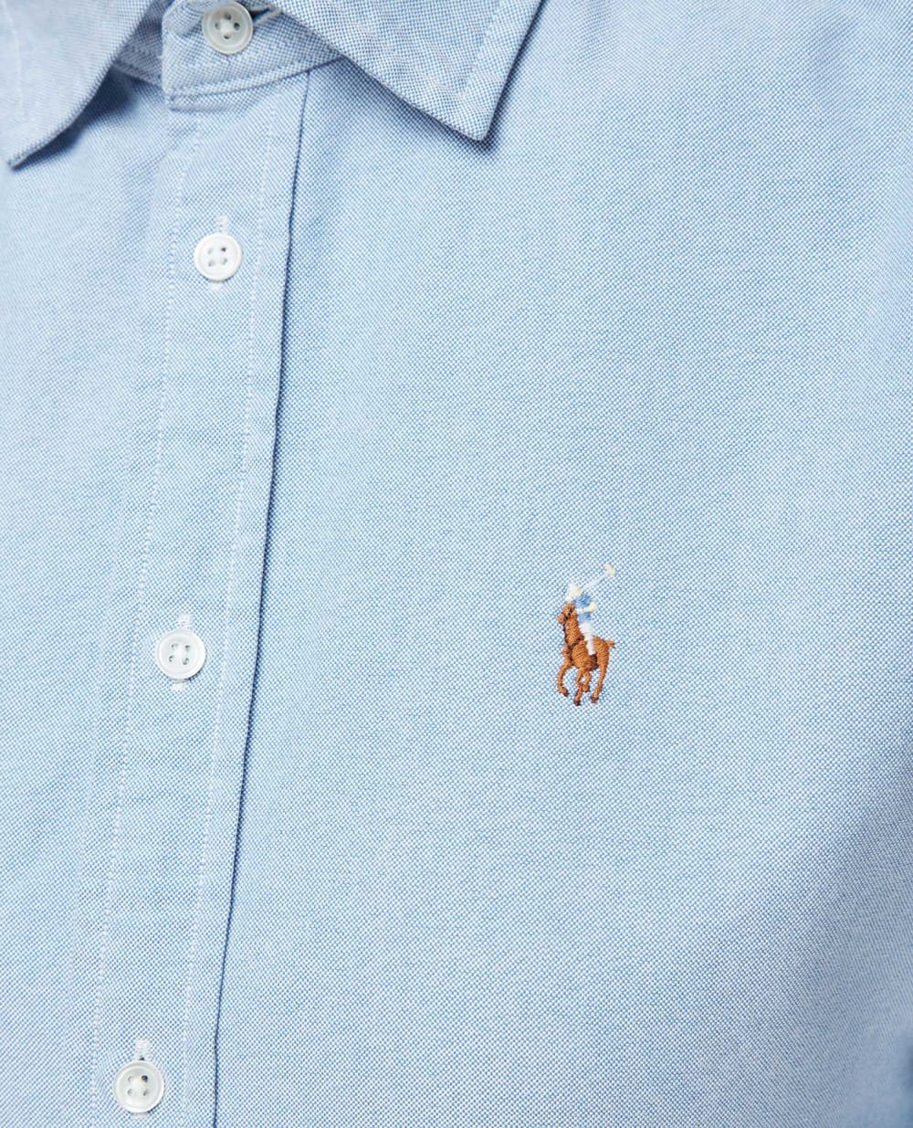 Рубашка Polo Ralph Lauren 211891377001, синий цвет • Купить в интернет-магазине Kameron
