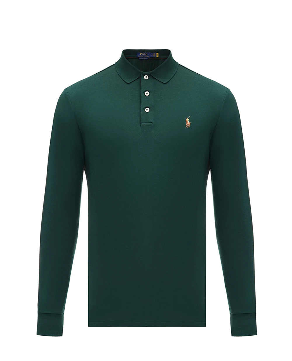Поло Polo Ralph Lauren 710671785037, зеленый цвет • Купить в интернет-магазине Kameron
