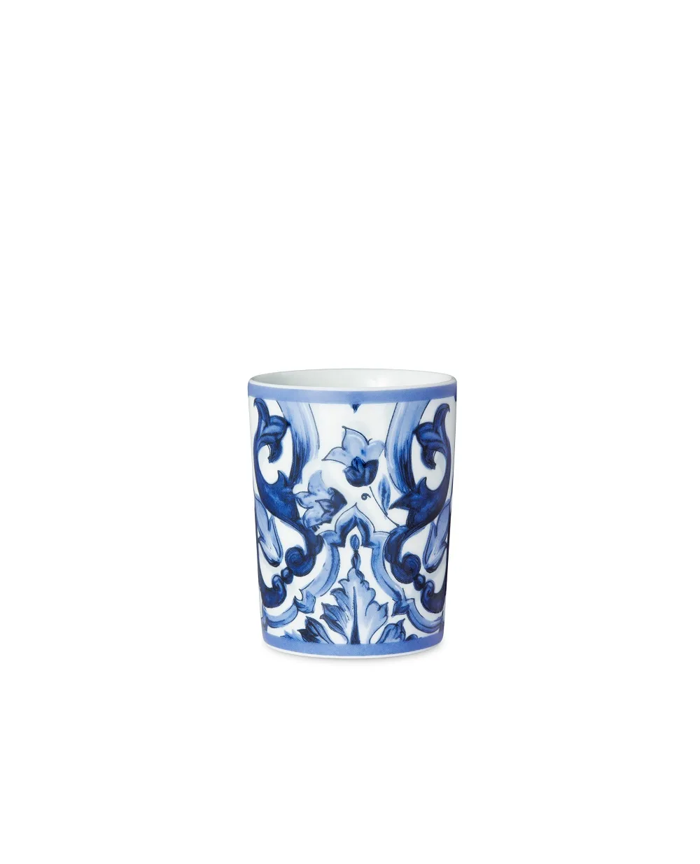 Фарфоровый стакан для воды Dolce&Gabbana TCB031-TCA39, синий цвет • Купить в интернет-магазине Kameron