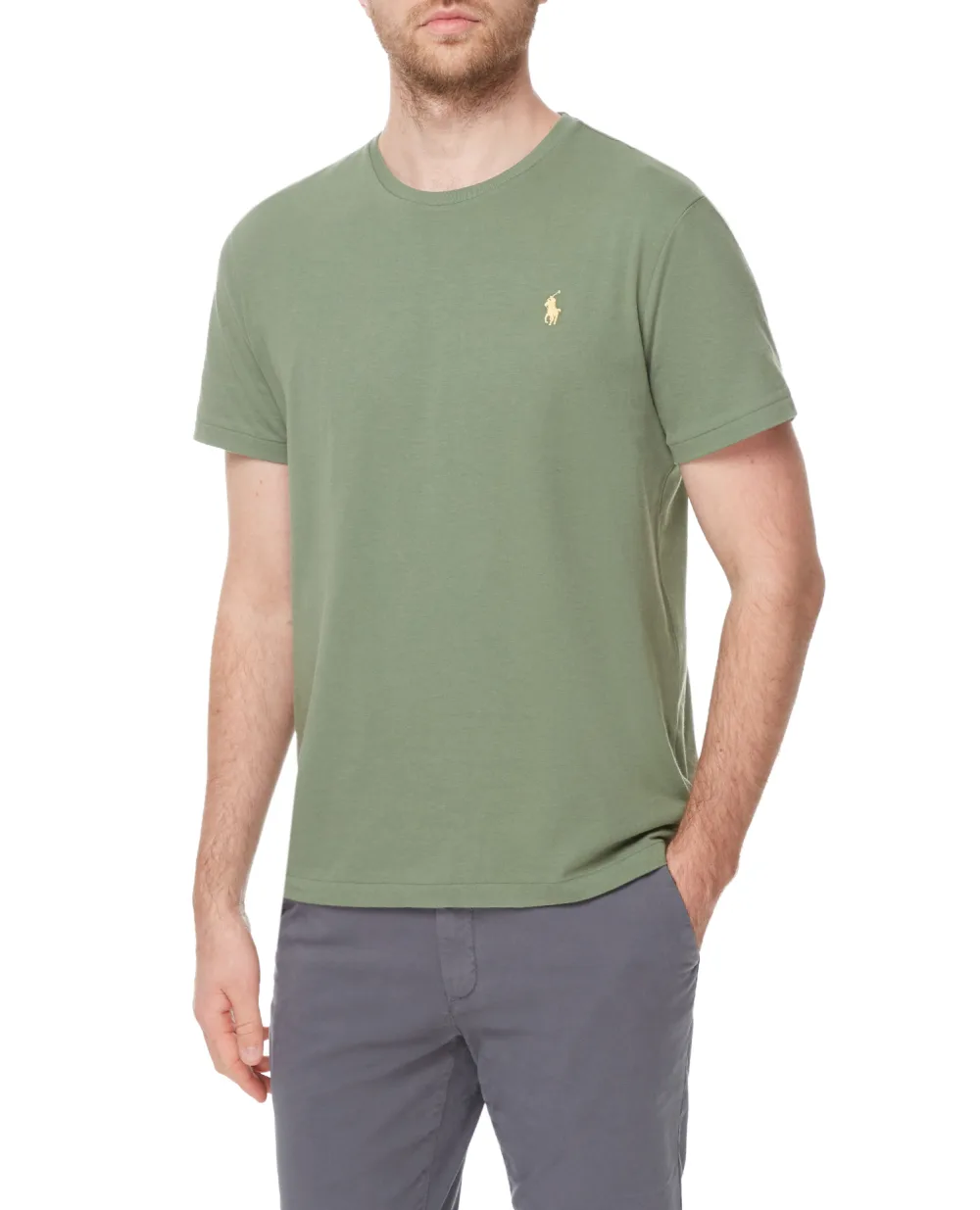 Футболка Polo Ralph Lauren 710671438277, зеленый цвет • Купить в интернет-магазине Kameron