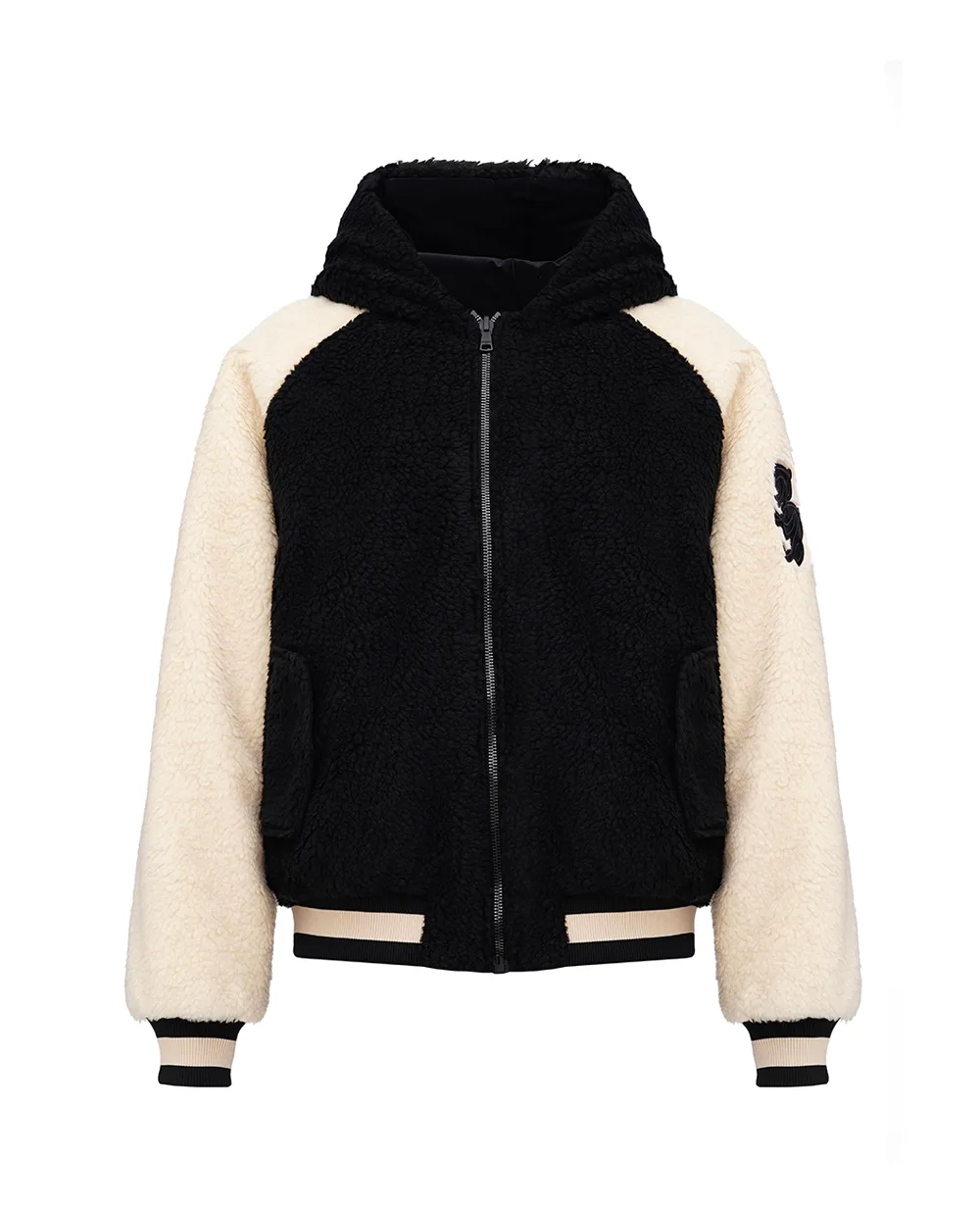 Бомбер двухсторонний Balmain DH1TF320XG23, черный цвет • Купить в интернет-магазине Kameron