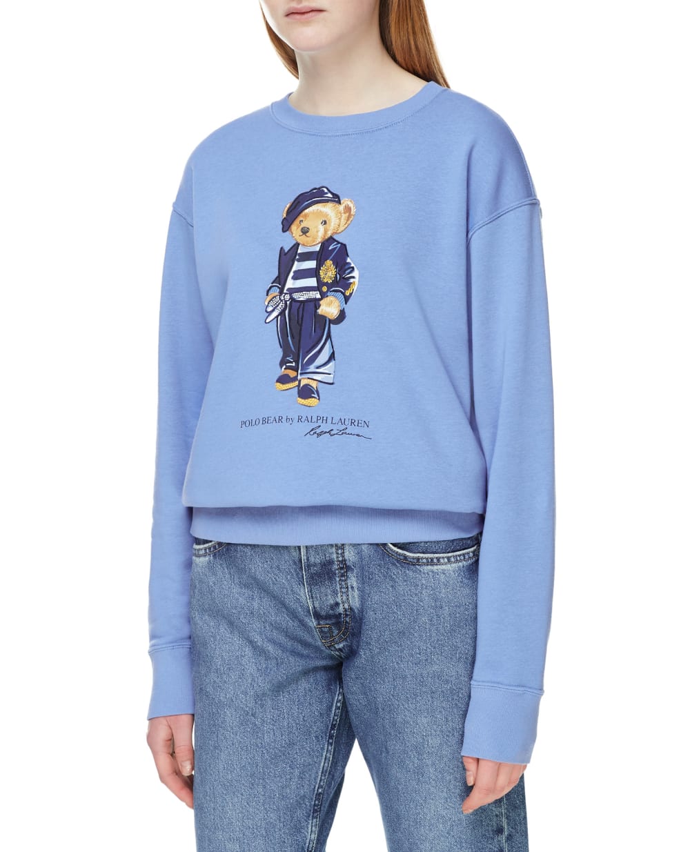 Свитшот Polo Ralph Lauren 211863432001, голубой цвет • Купить в интернет-магазине Kameron