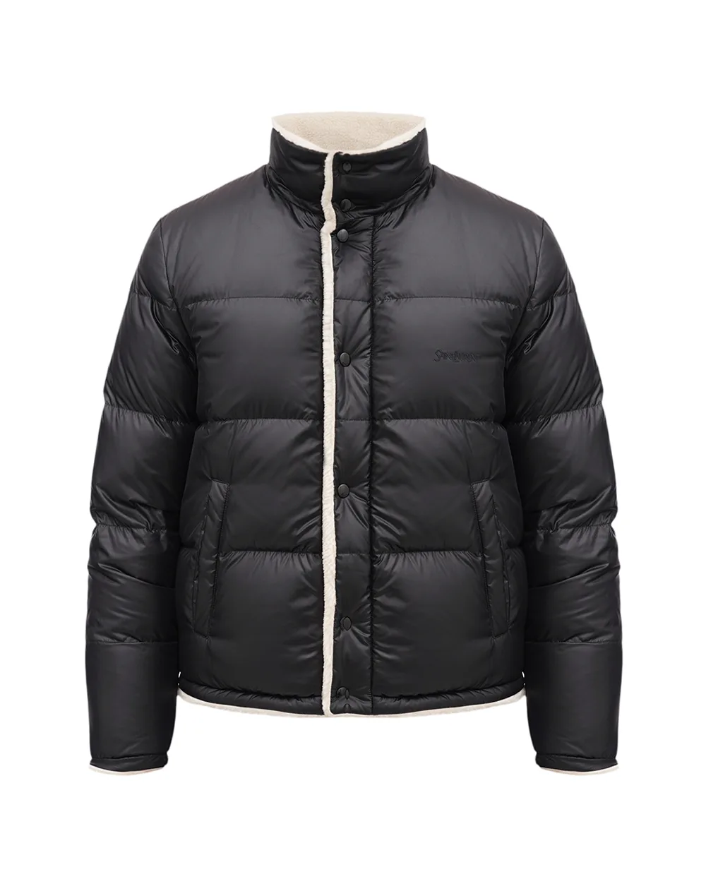 Пуховик Saint Laurent 745644-Y9G12, черный цвет • Купить в интернет-магазине Kameron
