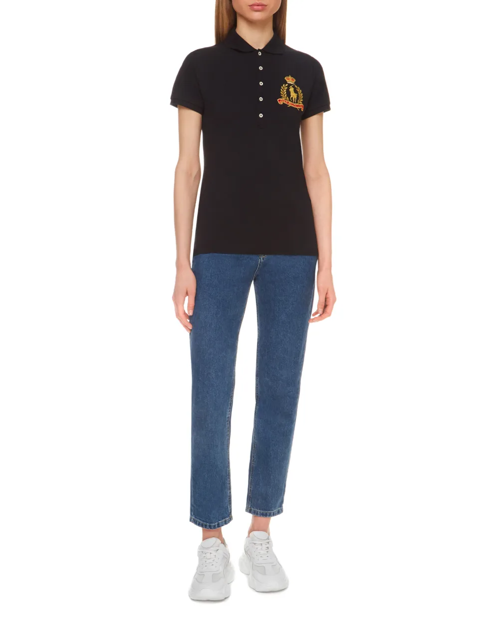 Поло Polo Ralph Lauren 211830468001, черный цвет • Купить в интернет-магазине Kameron