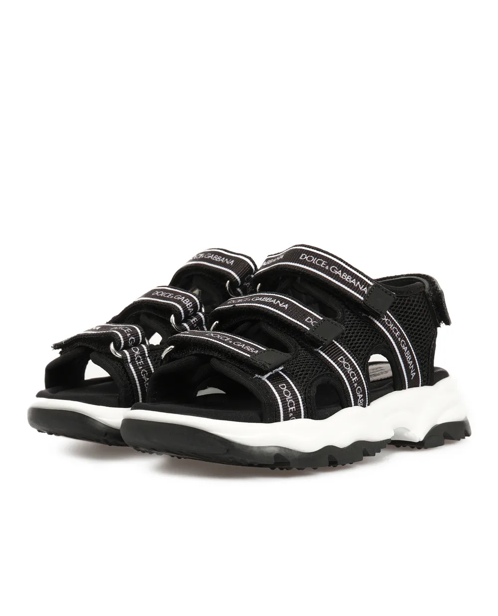 Сандалии Bambino Dolce&Gabbana Kids DA0971-AO239-S, черный цвет • Купить в интернет-магазине Kameron