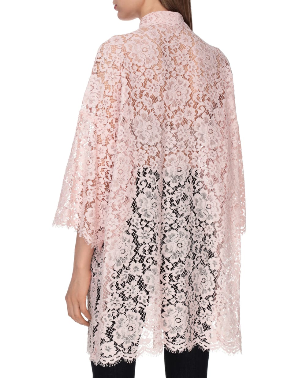 Кружевная блуза Dolce&Gabbana F5N68T-HLMEA, розовый цвет • Купить в интернет-магазине Kameron