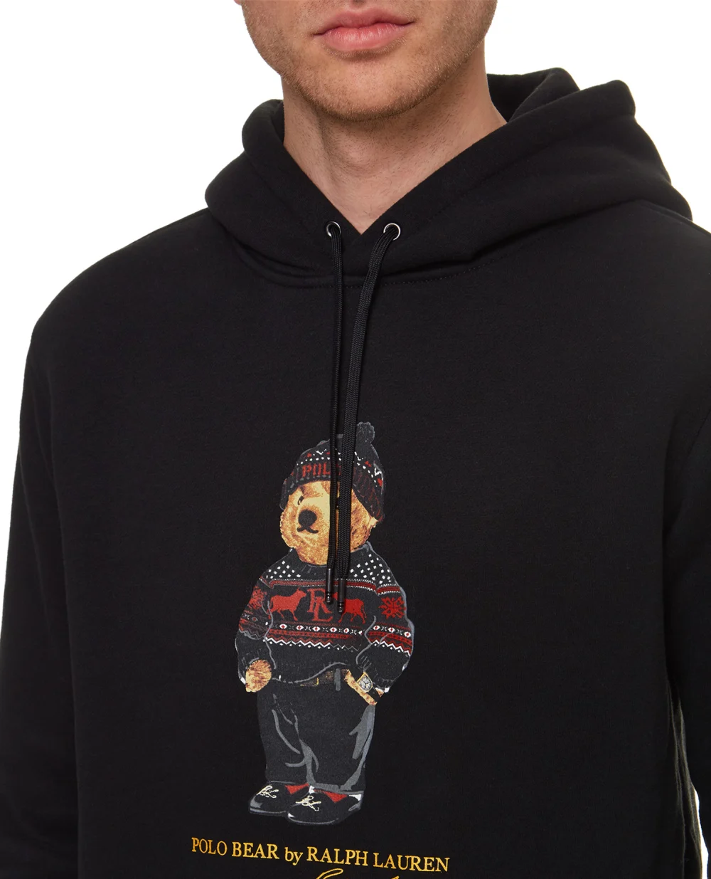 Худи Polo Ralph Lauren 710828374001, черный цвет • Купить в интернет-магазине Kameron