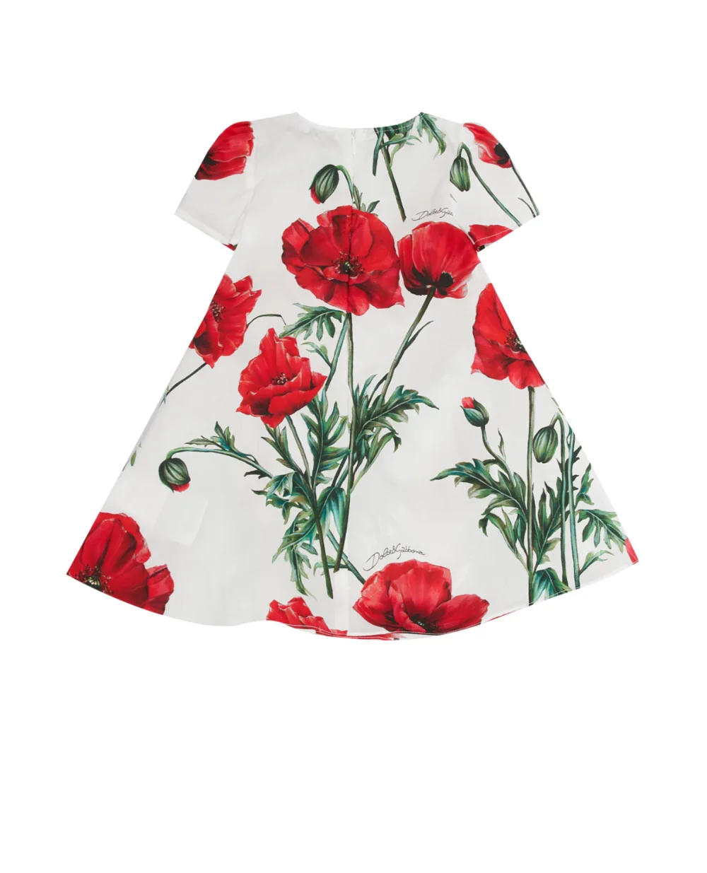 Детское платье Dolce&Gabbana Kids L23DI5-HS5O1, белый цвет • Купить в интернет-магазине Kameron