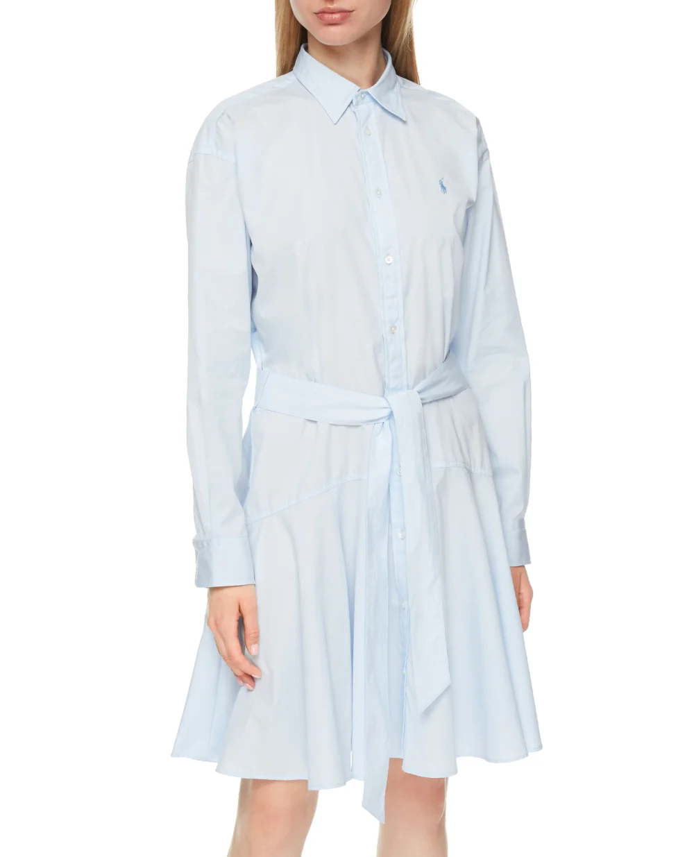 Платье Polo Ralph Lauren 211838048001, голубой цвет • Купить в интернет-магазине Kameron