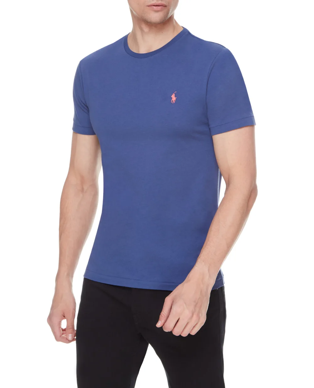 Футболка Polo Ralph Lauren 710671438244, синий цвет • Купить в интернет-магазине Kameron