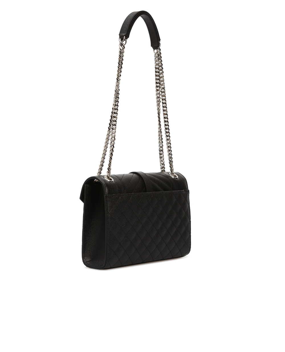 Кожаная сумка Envelope Medium Saint Laurent 600185-BOW92, черный цвет • Купить в интернет-магазине Kameron