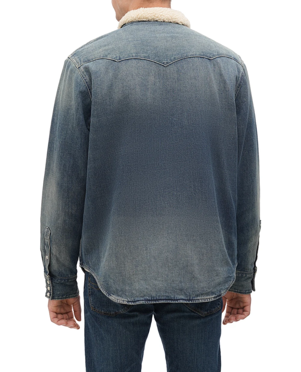 Джинсовая куртка Polo Ralph Lauren 710917253001, синий цвет • Купить в интернет-магазине Kameron