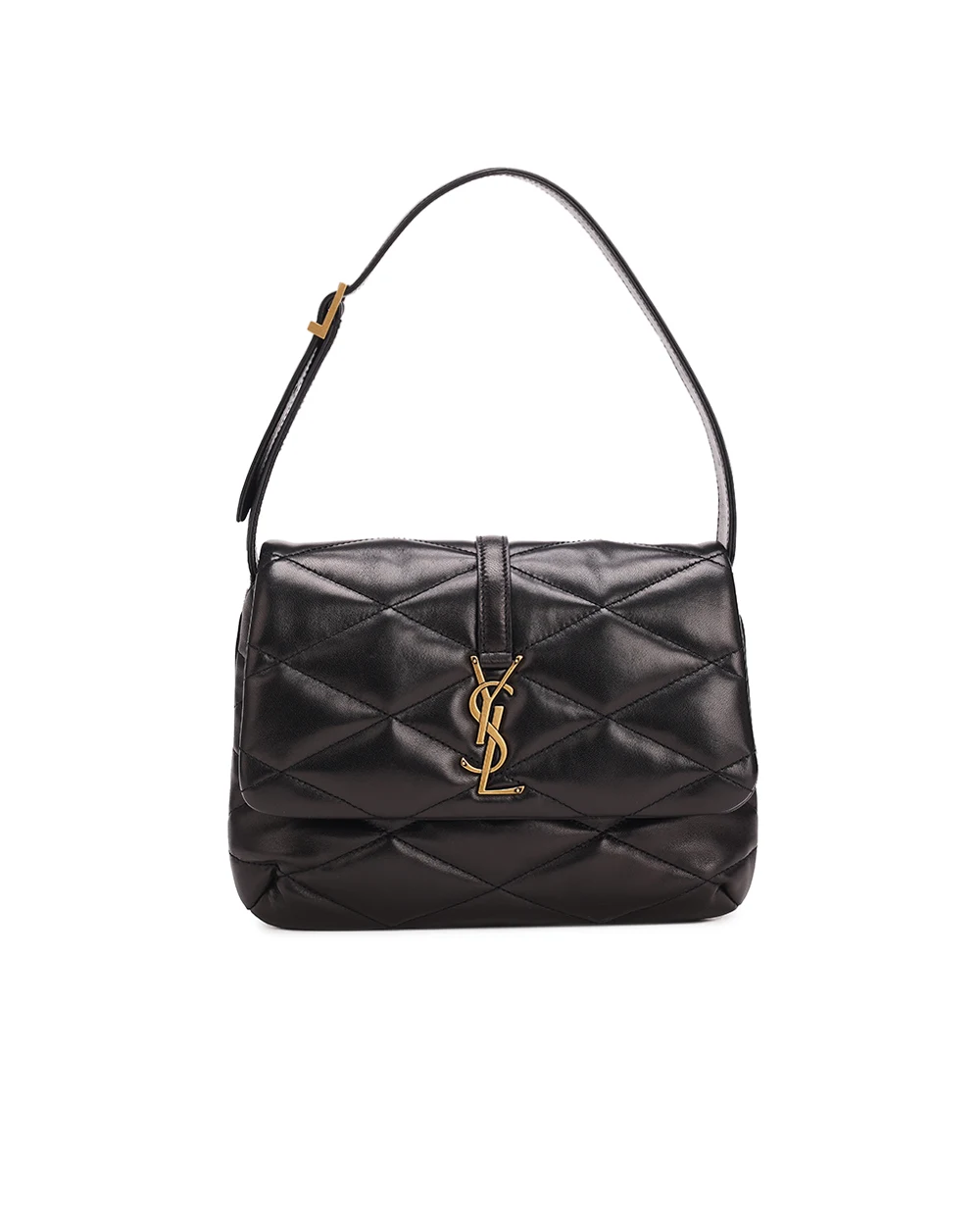 Кожаная сумка Le 57 Hobo Saint Laurent 698567-AAAO0, черный цвет • Купить в интернет-магазине Kameron