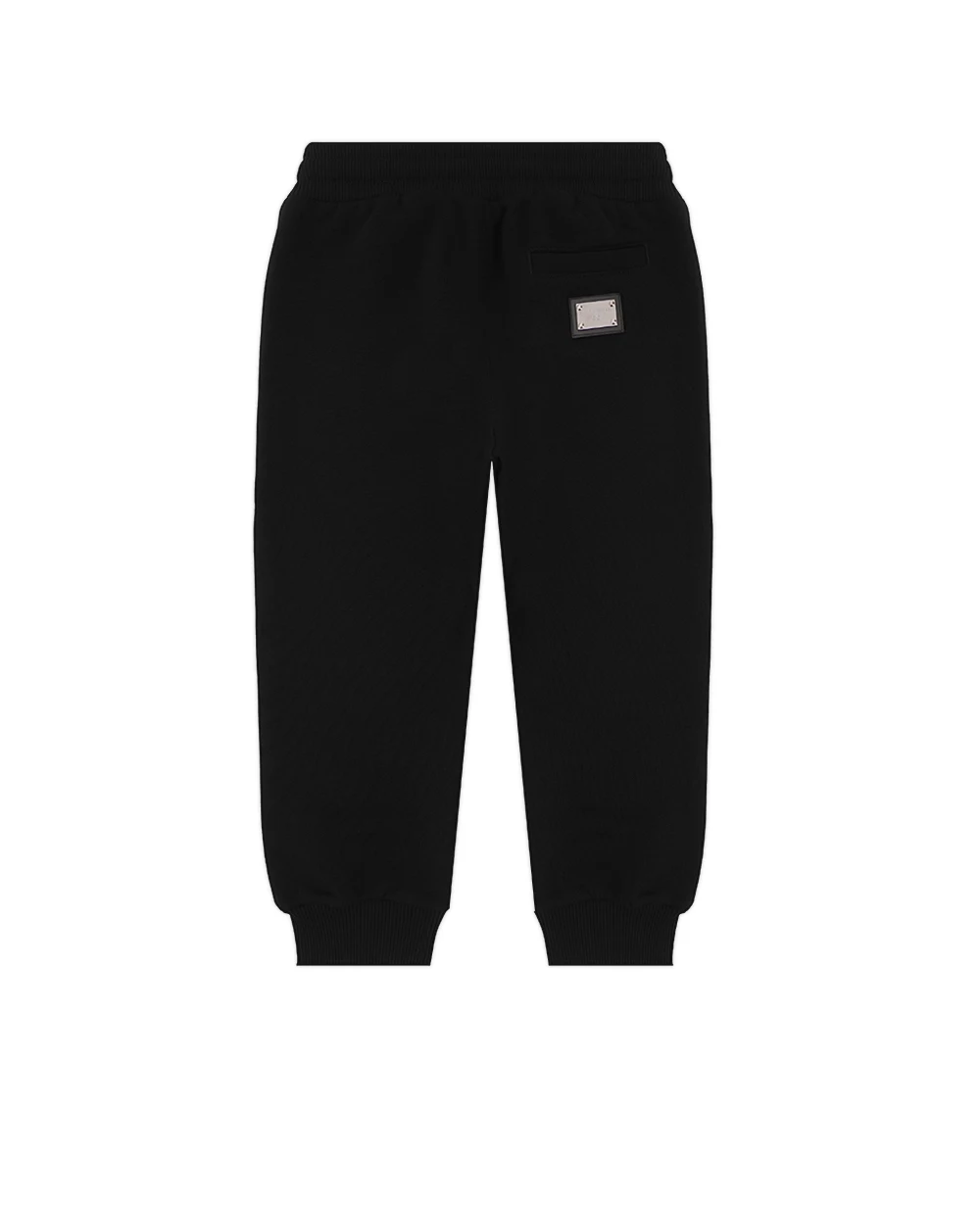 Детские спортивные брюки (костюм) Dolce&Gabbana Kids L4JPT0-G7I2P-B, черный цвет • Купить в интернет-магазине Kameron