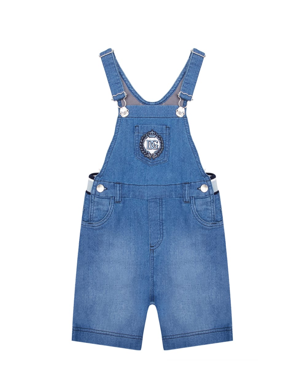 Комбинезон Dolce&Gabbana Kids L1JQH7-G7YDZ, синий цвет • Купить в интернет-магазине Kameron