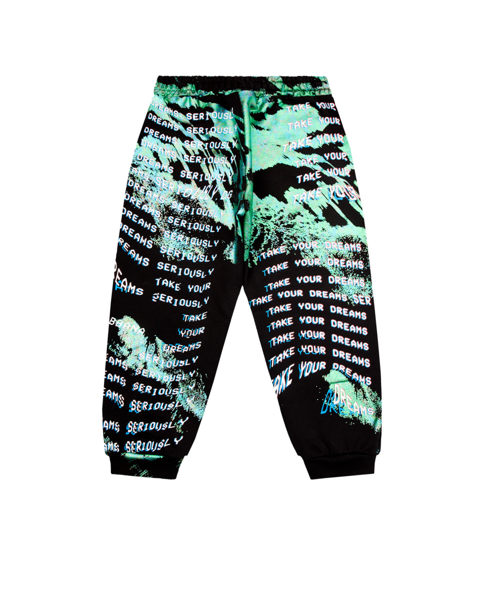 Детские спортивные брюки Dolce&Gabbana Kids L4JPDZ-G7BMH-S, черный цвет • Купить в интернет-магазине Kameron