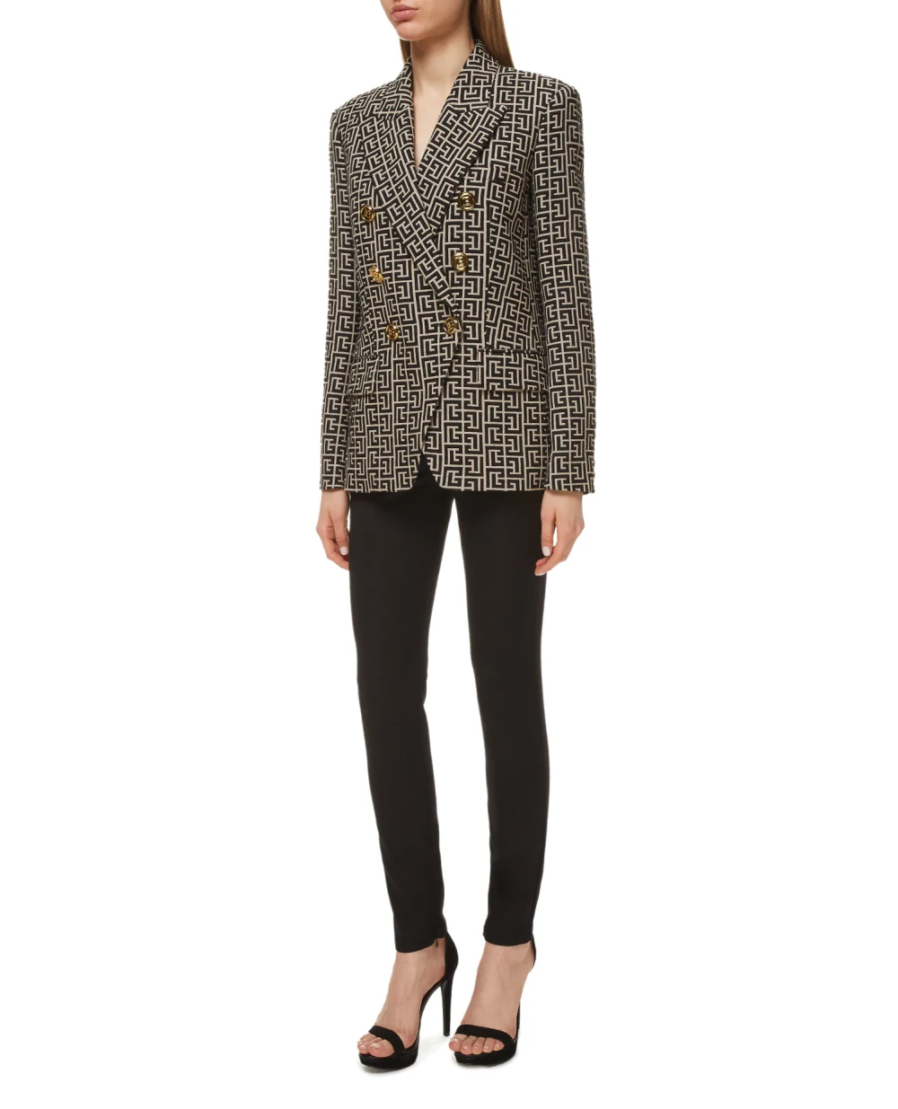 Шерстяной жакет Balmain VF0SH000W126, разноцветный цвет • Купить в интернет-магазине Kameron