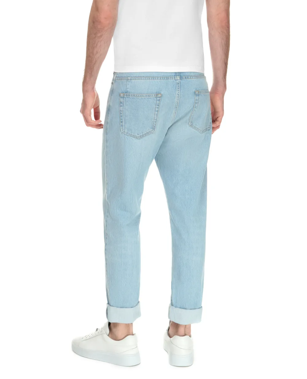 Джинсы Balmain VH1MM000119D, голубой цвет • Купить в интернет-магазине Kameron