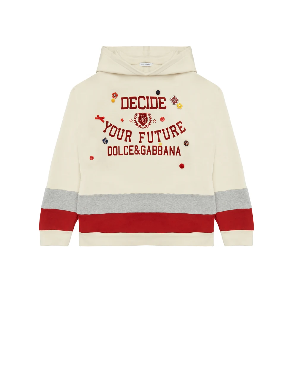 Худи Dolce&Gabbana Kids L5JW4K-G7A1U-B, бежевый цвет • Купить в интернет-магазине Kameron