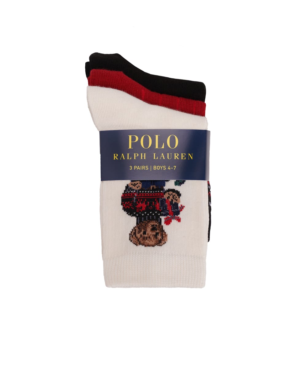 Детские носки Polo Bear (3 пары) Polo Ralph Lauren Kids 443927572001, разноцветный цвет • Купить в интернет-магазине Kameron