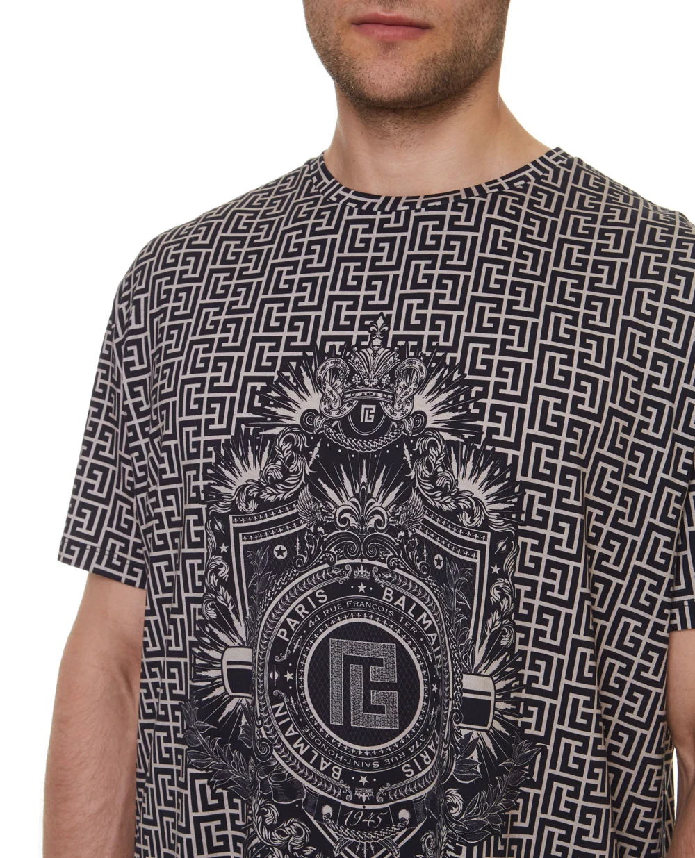 Футболка Balmain WH1EH000G071, разноцветный цвет • Купить в интернет-магазине Kameron