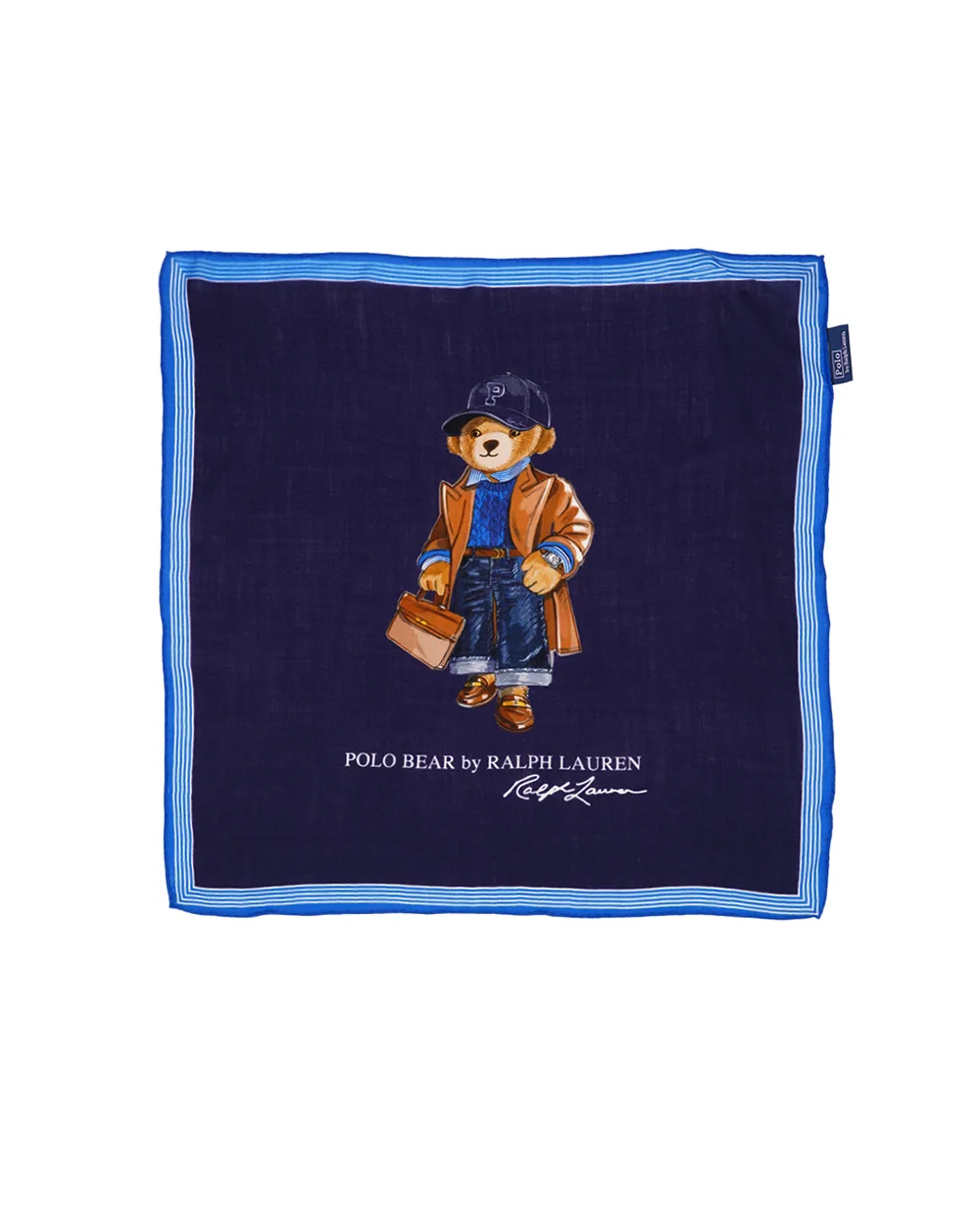 Платок Polo Bear Polo Ralph Lauren 455931399001, темно-синий цвет • Купить в интернет-магазине Kameron
