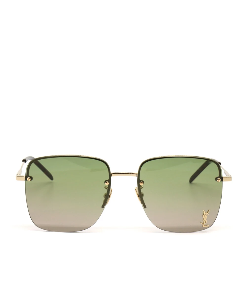 Солнцезащитные очки Saint Laurent SL 312 M-003, зеленый цвет • Купить в интернет-магазине Kameron