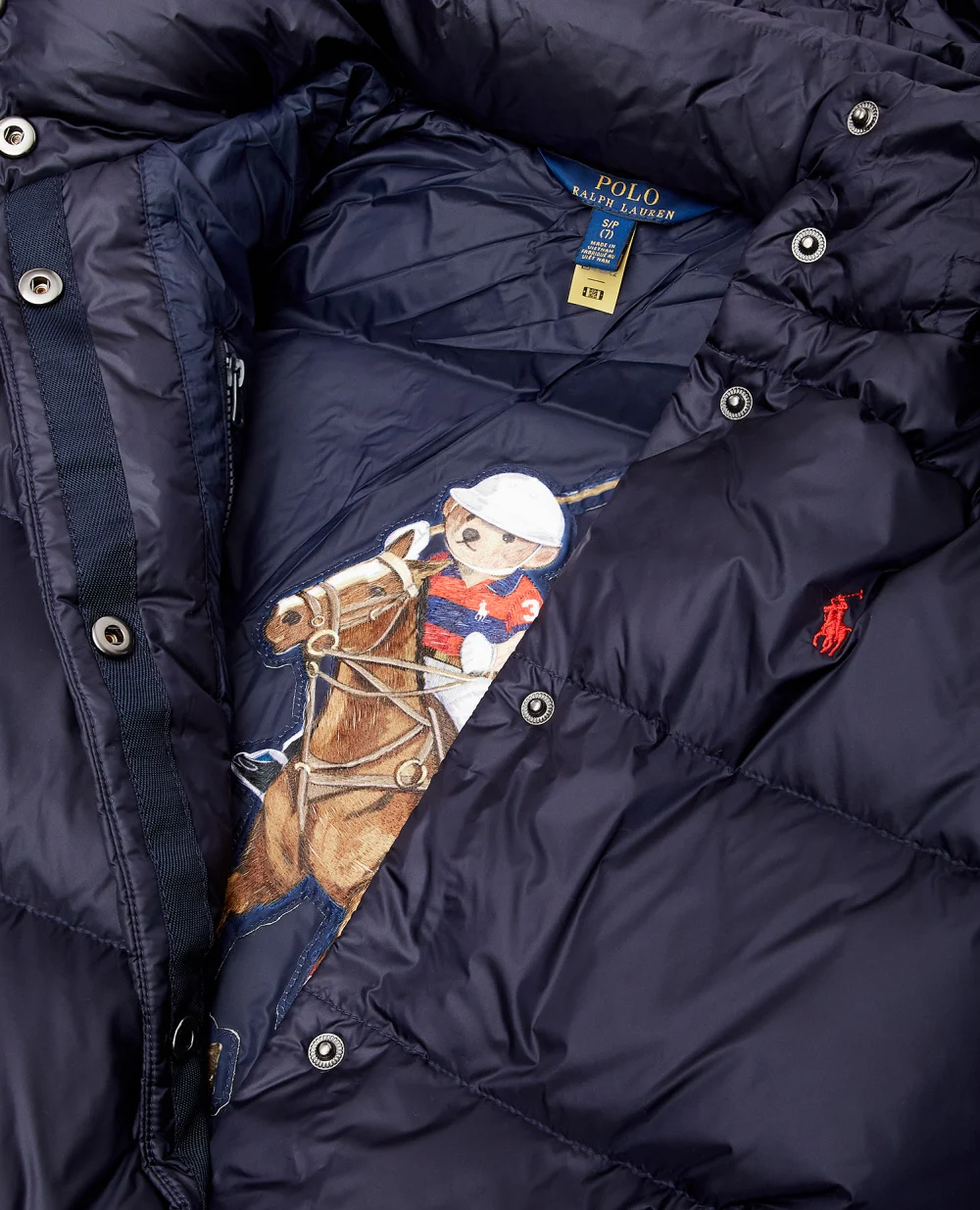Пуховик Polo Ralph Lauren Kids 313850594001, синий цвет • Купить в интернет-магазине Kameron