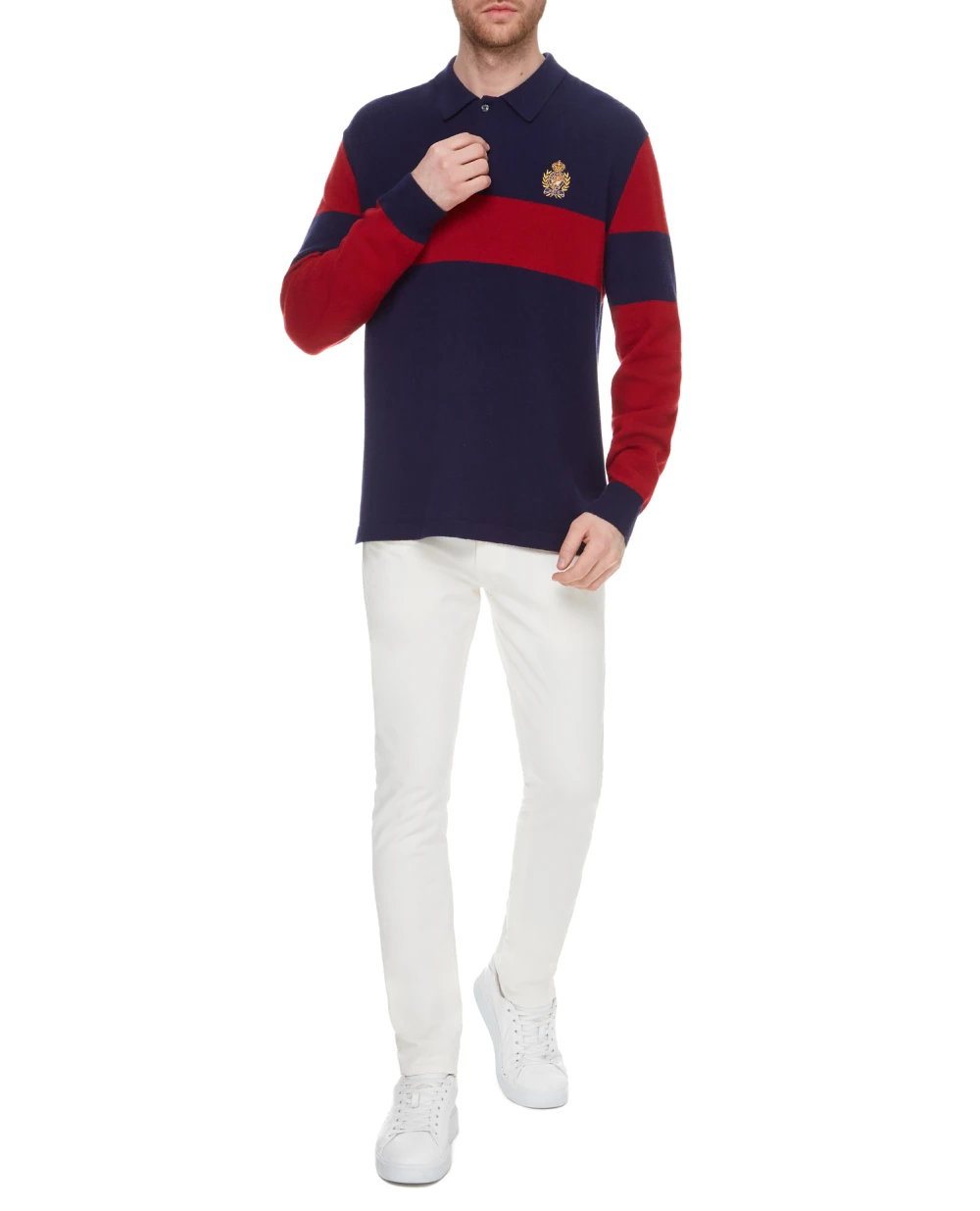 Кашемировое поло Polo Ralph Lauren 710729267001, разноцветный цвет • Купить в интернет-магазине Kameron