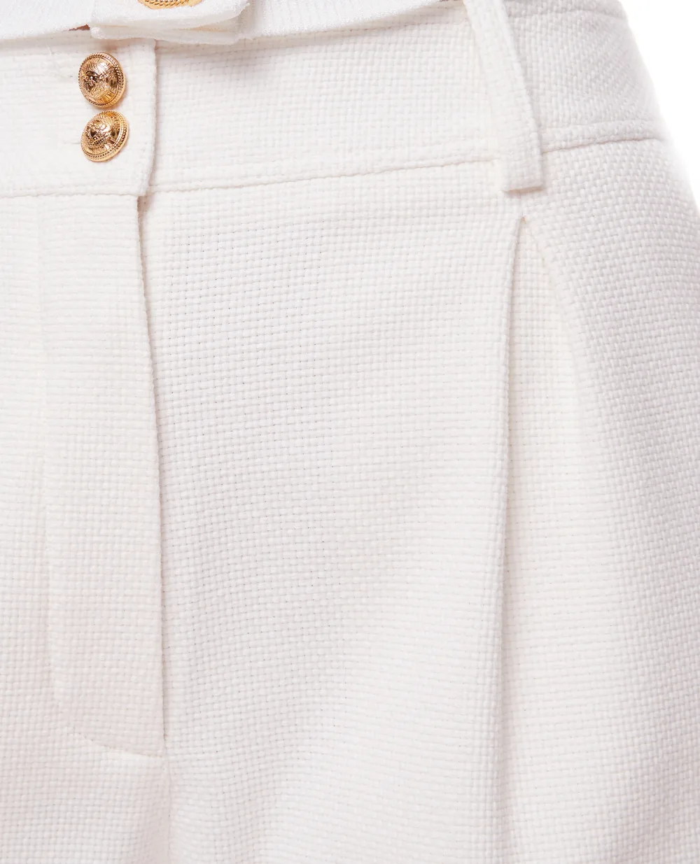 Шорты Balmain XF1PA125CB11, белый цвет • Купить в интернет-магазине Kameron