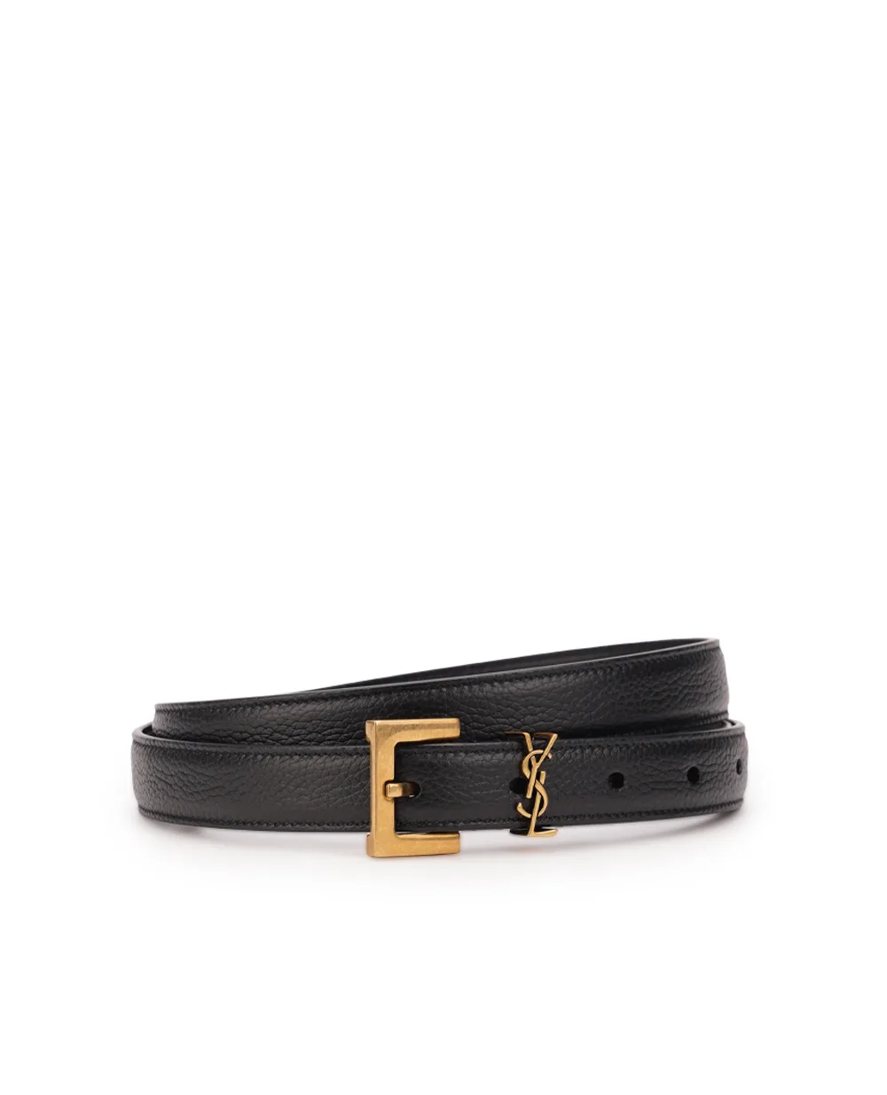 Ремень Saint Laurent 554465-DTI0W, черный цвет • Купить в интернет-магазине Kameron