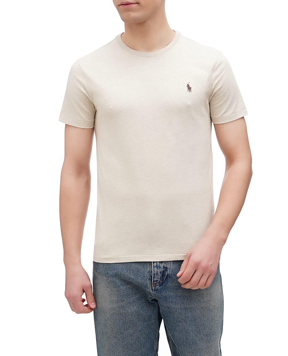 Футболка Polo Ralph Lauren 710671438203, серый цвет • Купить в интернет-магазине Kameron