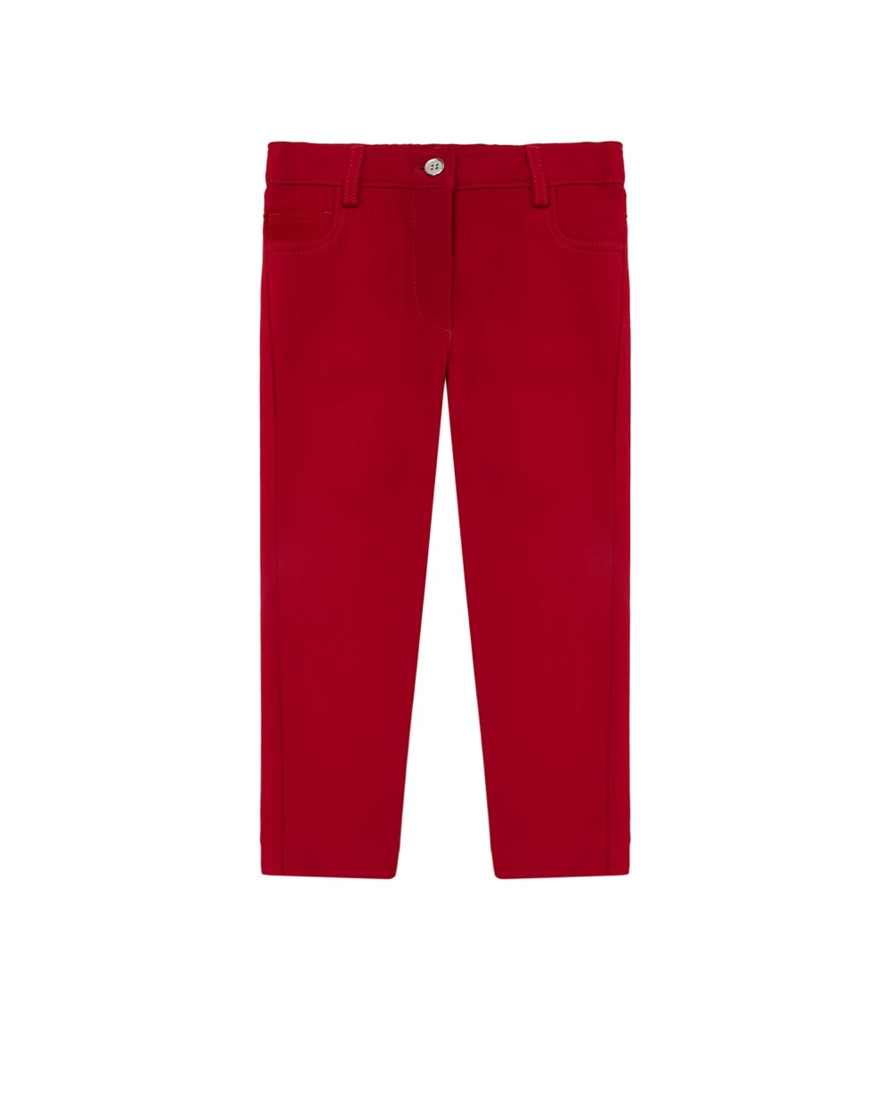 Детские брюки Dolce&Gabbana Kids L52P12-G7XRZ-S, бордовый цвет • Купить в интернет-магазине Kameron