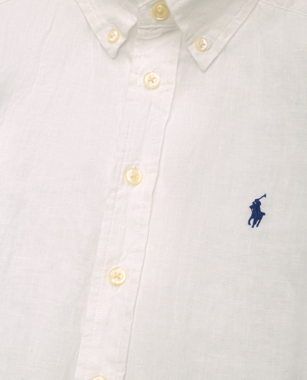 Детская льняная рубашка Polo Ralph Lauren Kids 323865270005, белый цвет • Купить в интернет-магазине Kameron