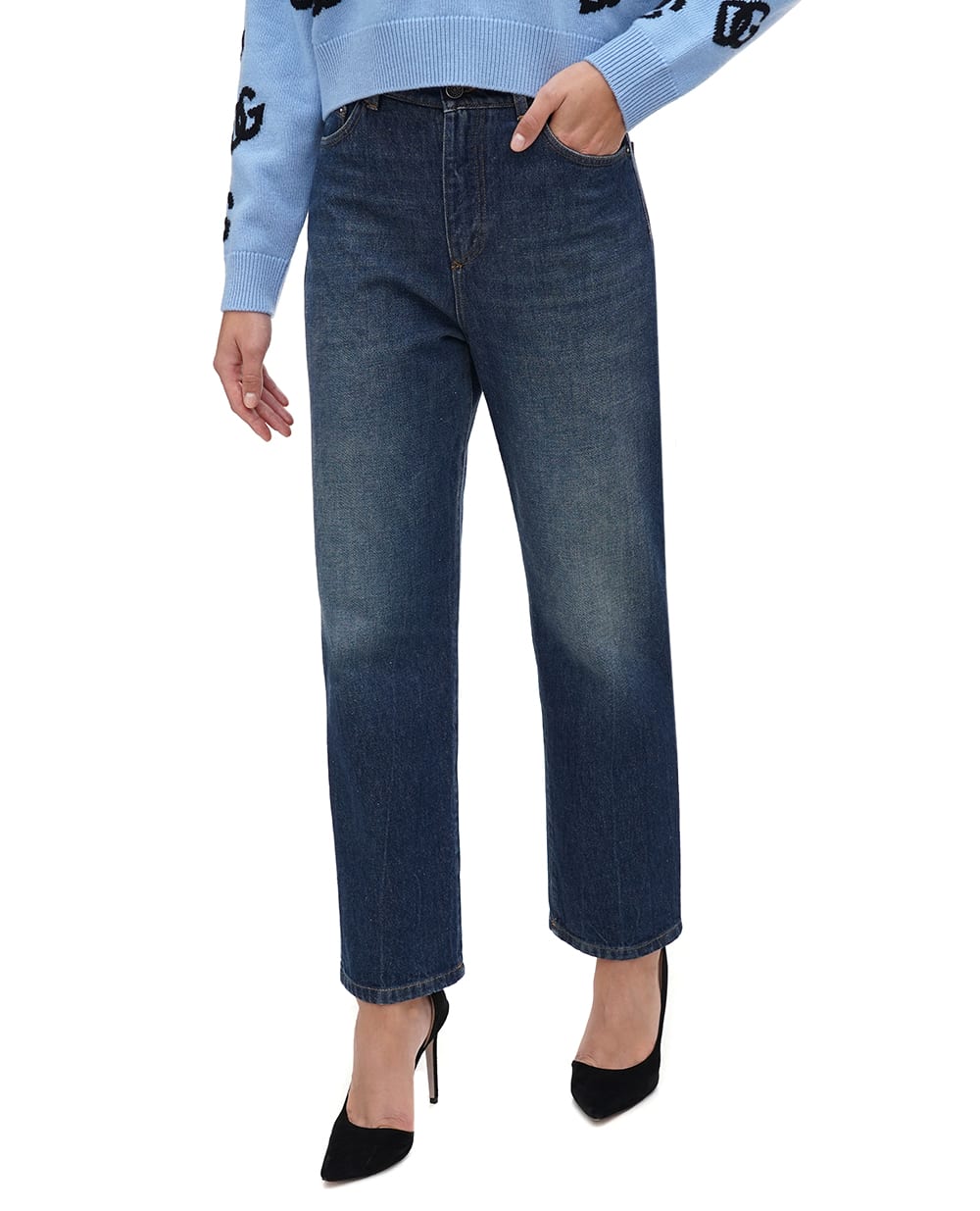 Джинсы Dolce&Gabbana FTC7CD-G8LW1, синий цвет • Купить в интернет-магазине Kameron