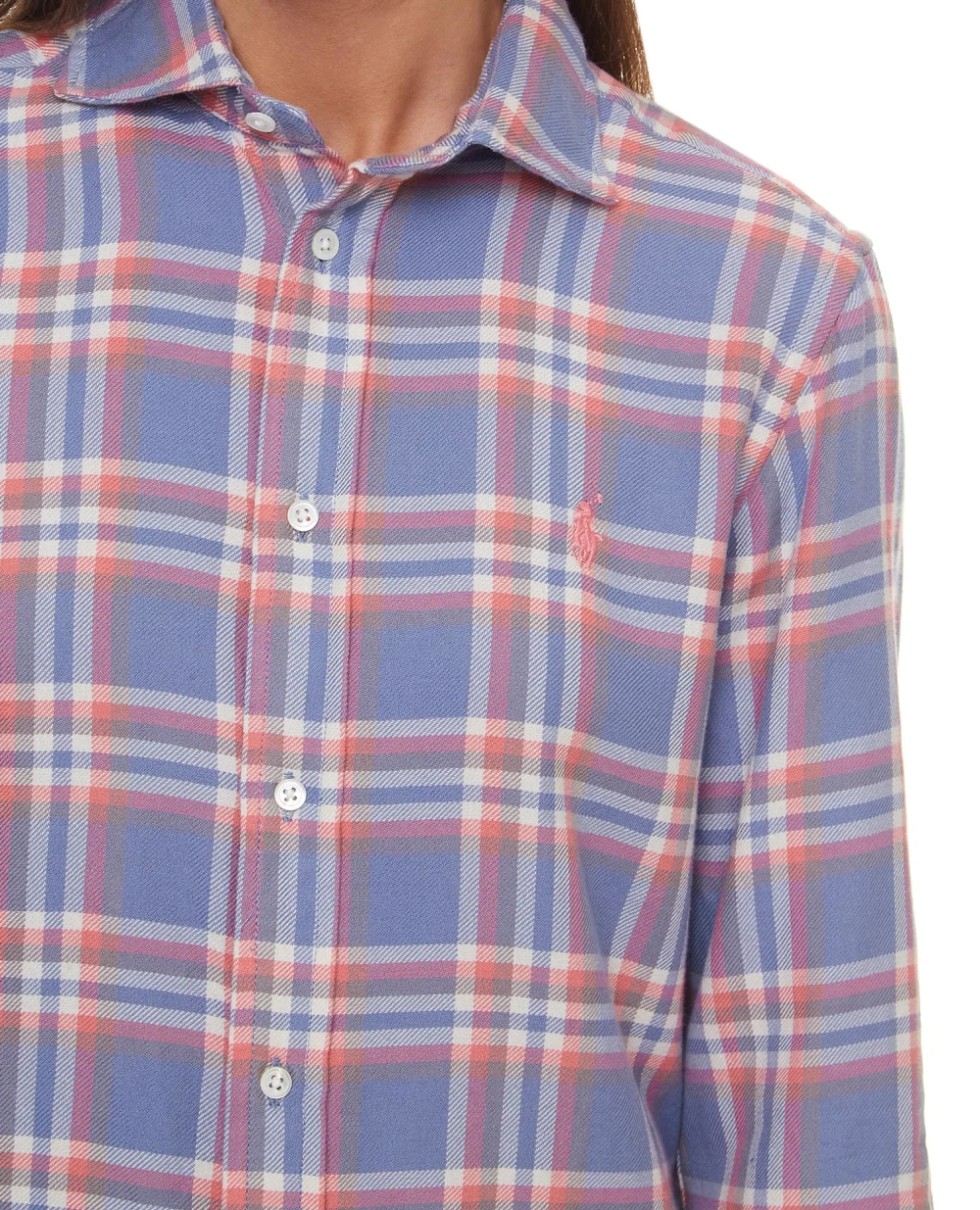 Рубашка Polo Ralph Lauren 211843389002, голубой цвет • Купить в интернет-магазине Kameron
