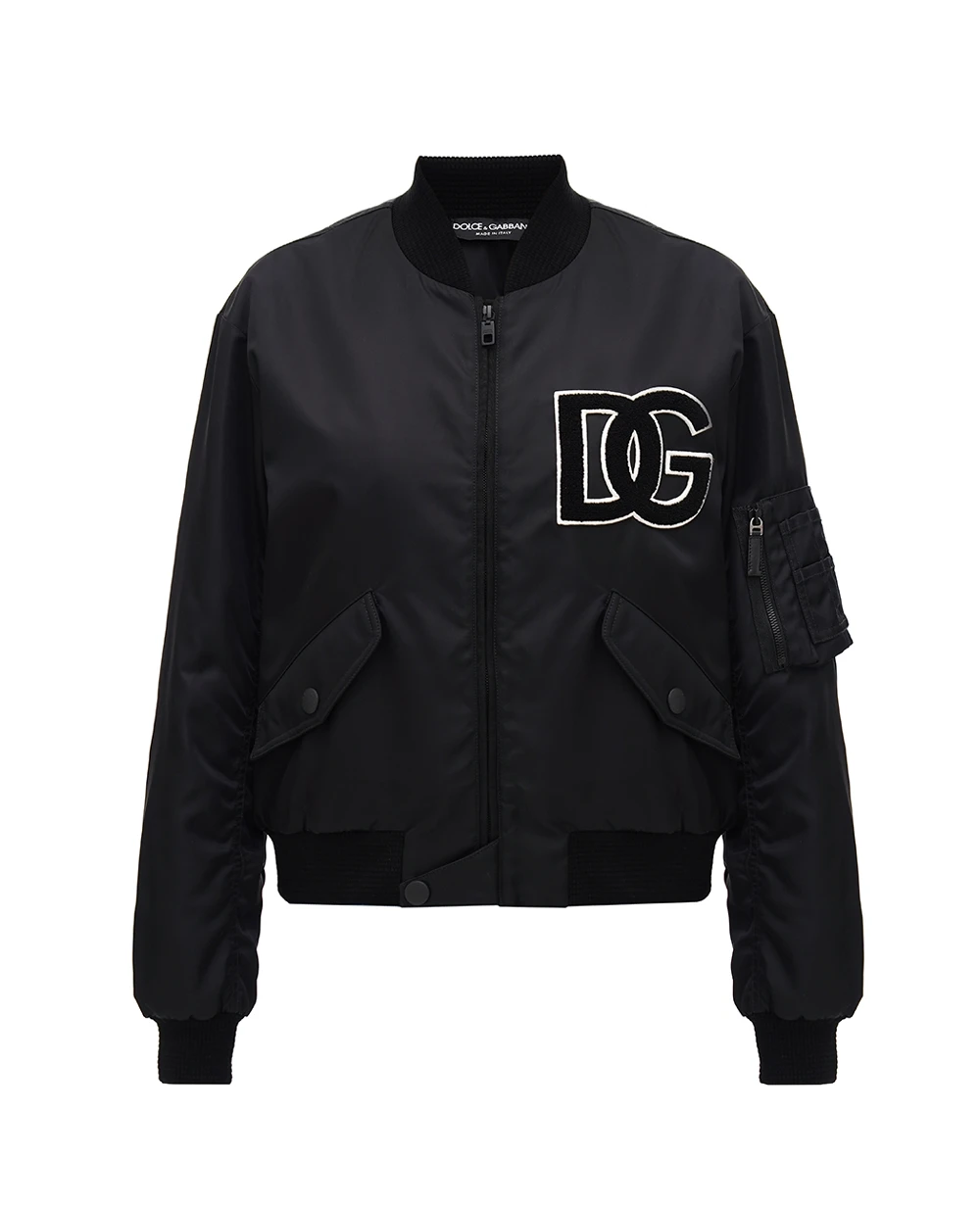 Бомбер Dolce&Gabbana F9O03Z-FUMNQ, черный цвет • Купить в интернет-магазине Kameron