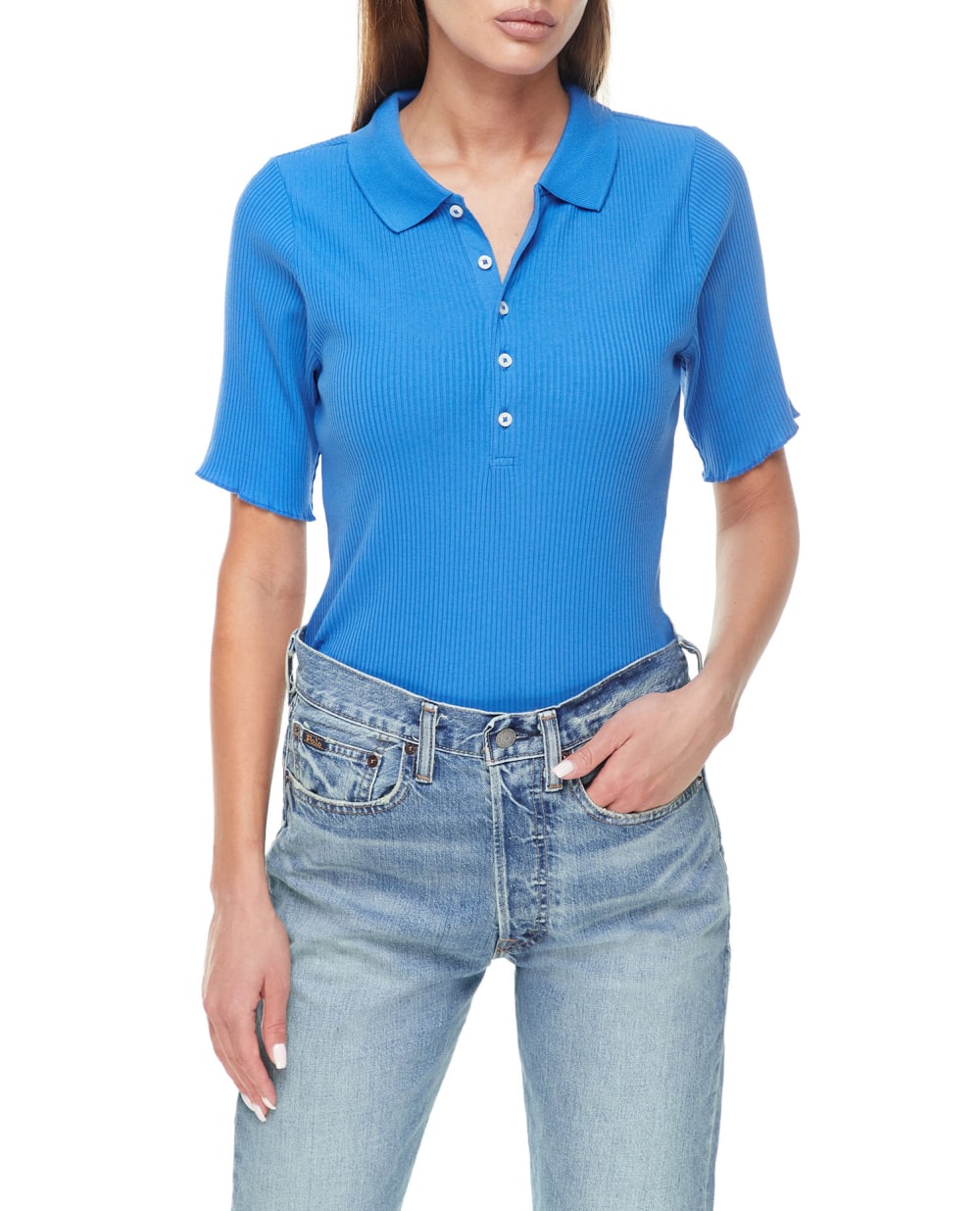 Поло Polo Ralph Lauren 211905927002, синий цвет • Купить в интернет-магазине Kameron