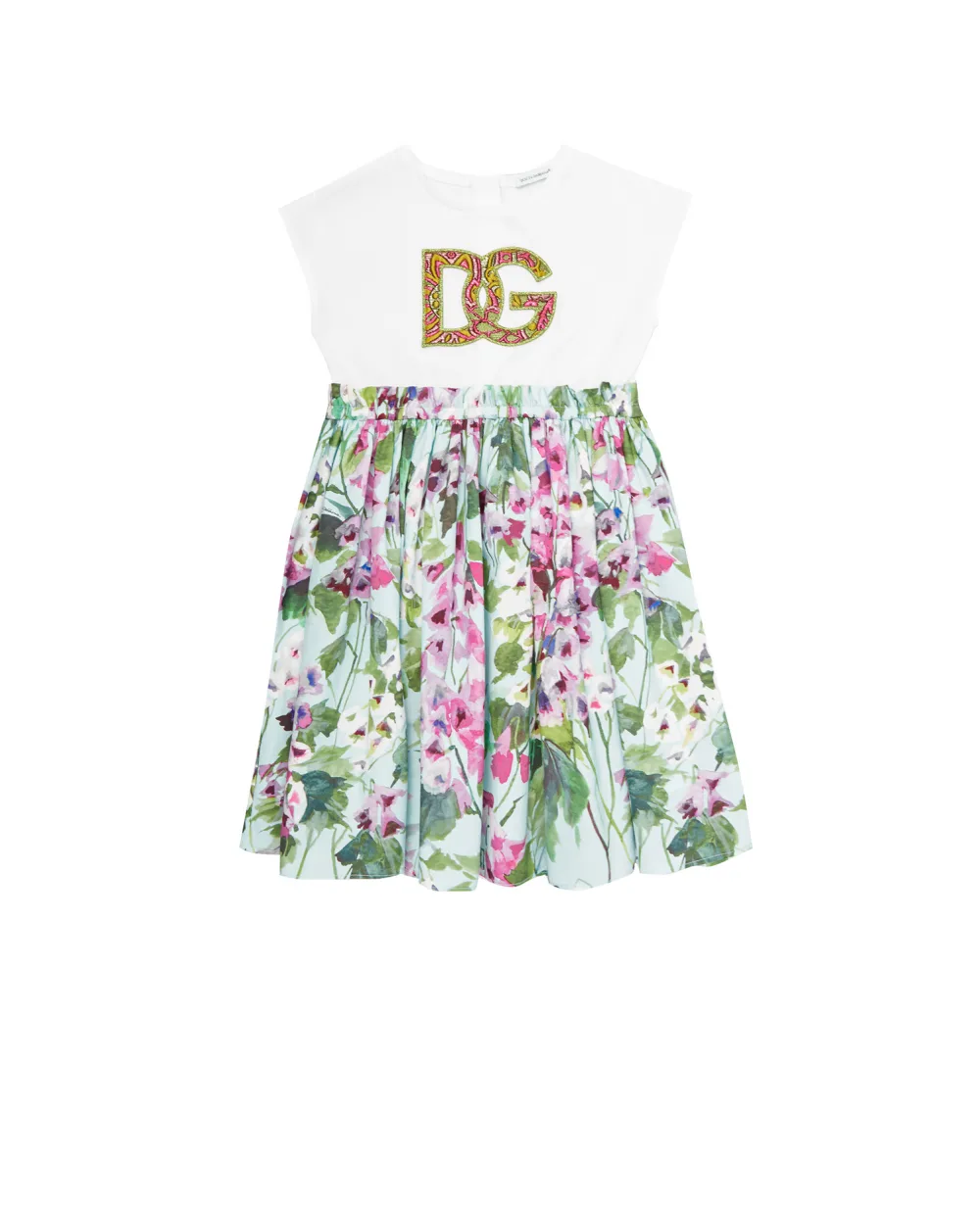 Детское платье Dolce&Gabbana Kids L5JD1S-G7CE9-S, разноцветный цвет • Купить в интернет-магазине Kameron